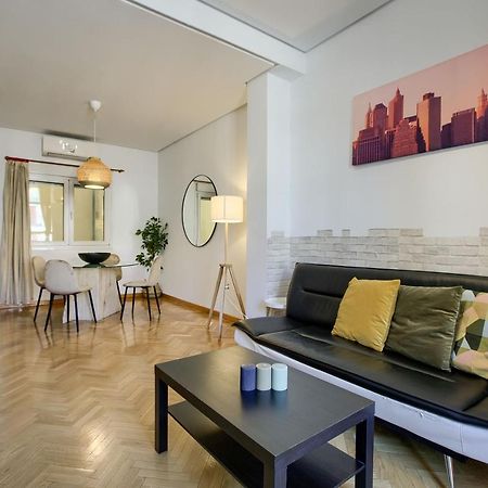 Charming Elegant Gran Via Apartment Madrid Bagian luar foto