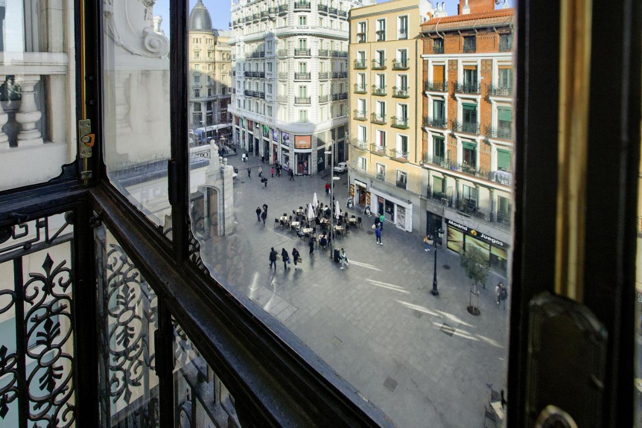 Charming Elegant Gran Via Apartment Madrid Bagian luar foto